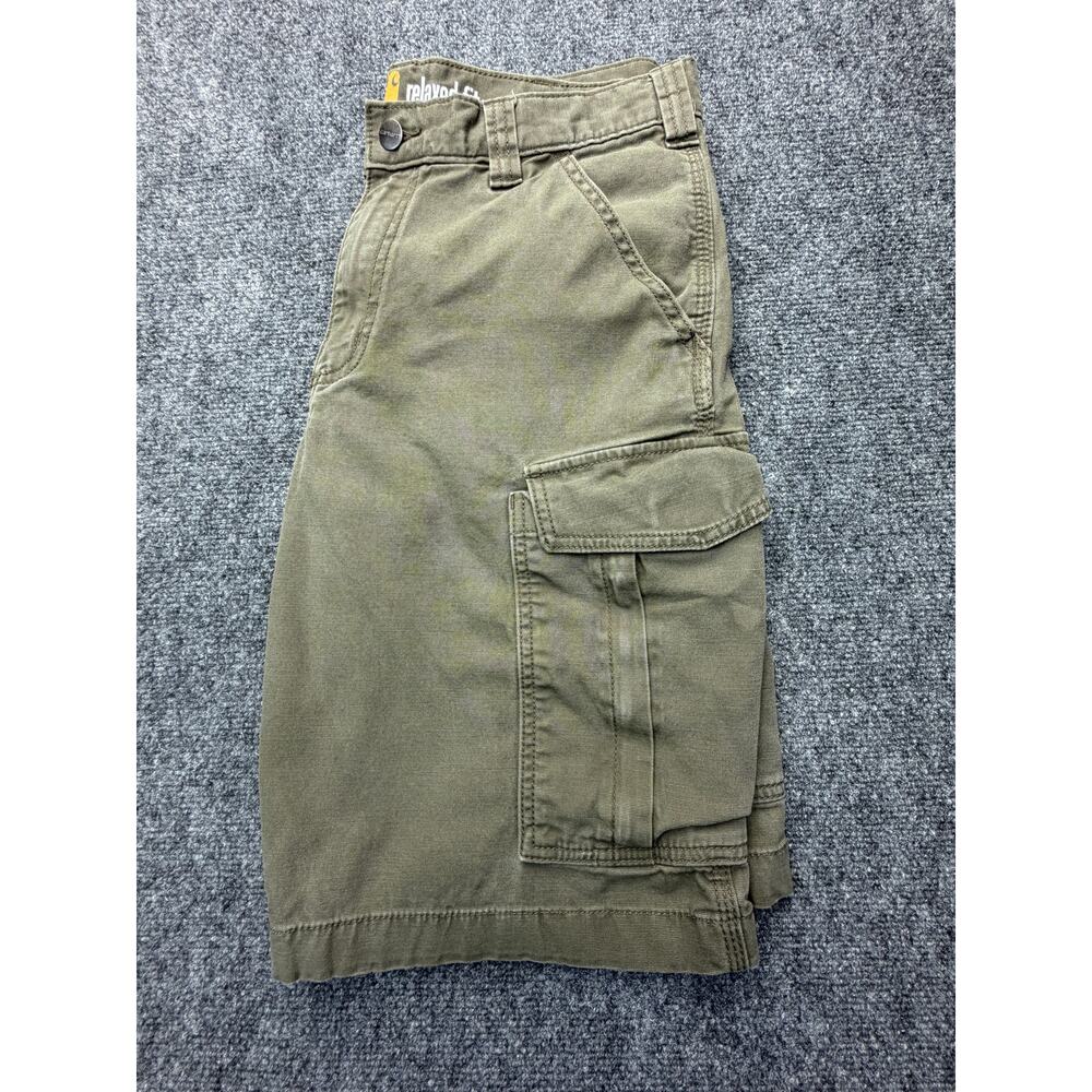 Carhartt Cargo Shorts Relaxed Fit Olive Workwear 33 - Picture 8 of 9